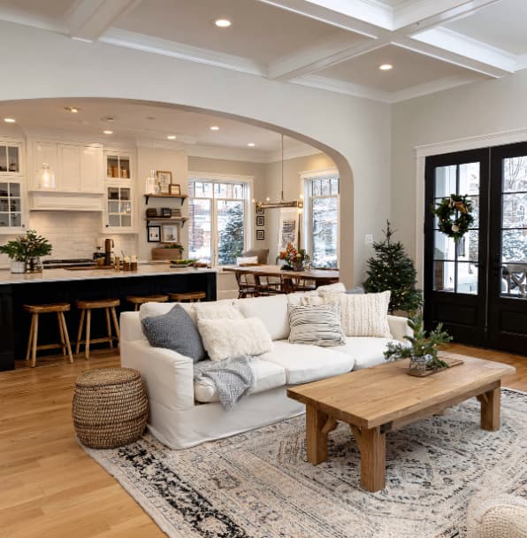 Winter living room at Murphy Furniture